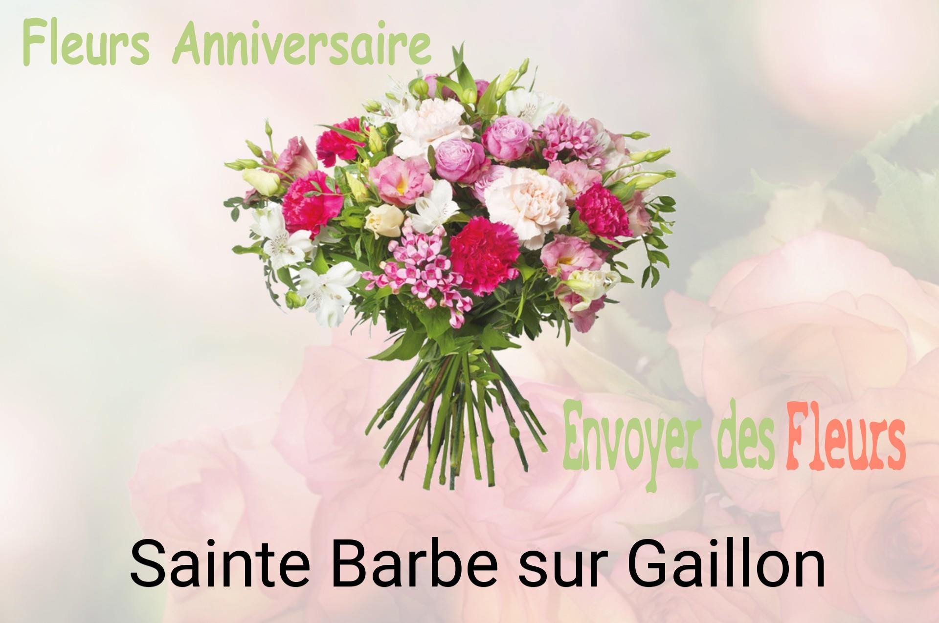 Bouquet de fleurs d’anniversaire livré à Sainte-Barbe-sur-Gaillon